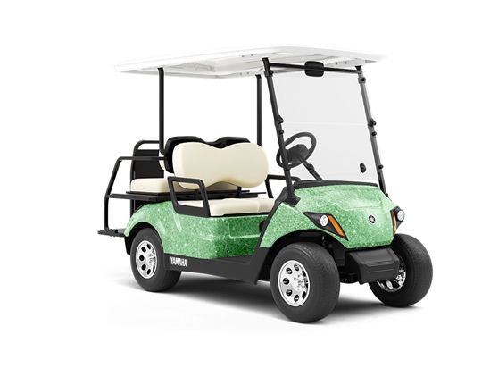 Green Light Gemstone Wrapped Golf Cart