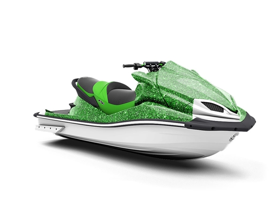 Overgrowth Green Gemstone Jet Ski Vinyl Customized Wrap