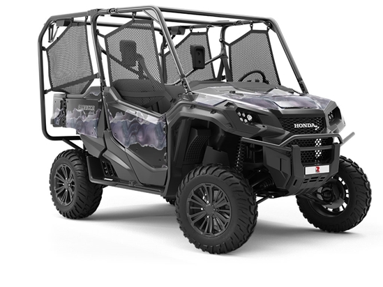 Black Spinel Gemstone Utility Vehicle Vinyl Wrap