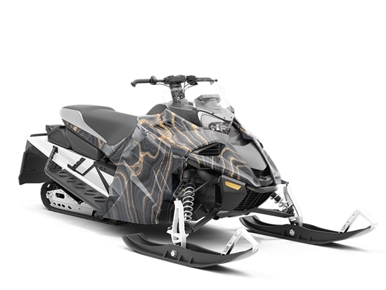 Dust and Ash Gemstone Custom Wrapped Snowmobile