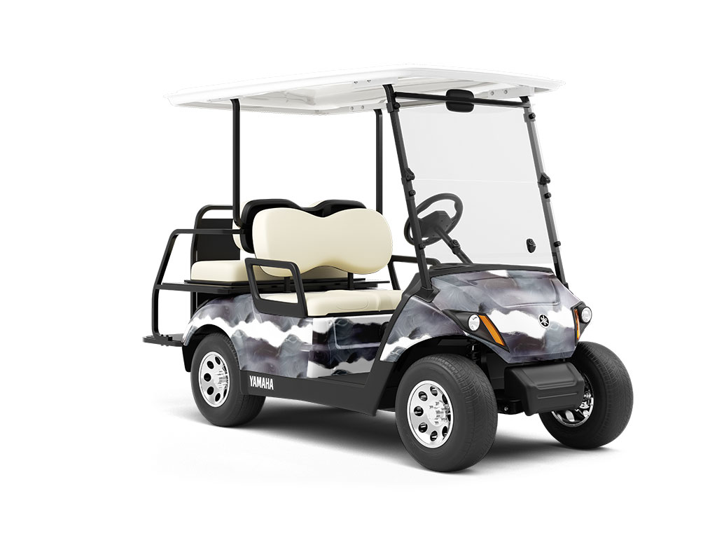 Obsidian Tears Gemstone Wrapped Golf Cart