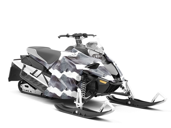 Obsidian Tears Gemstone Custom Wrapped Snowmobile