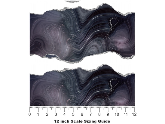 Turritella Fossil Gemstone Vinyl Film Pattern Size 12 inch Scale