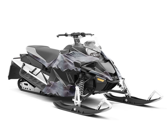 Zircon  Gemstone Custom Wrapped Snowmobile