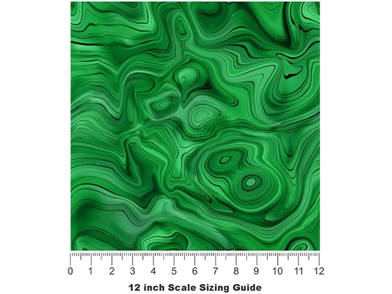 Twisted Vines Gemstone Vinyl Film Pattern Size 12 inch Scale