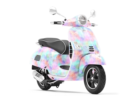 Virgin Rainbow Gemstone Vespa Scooter Wrap Film