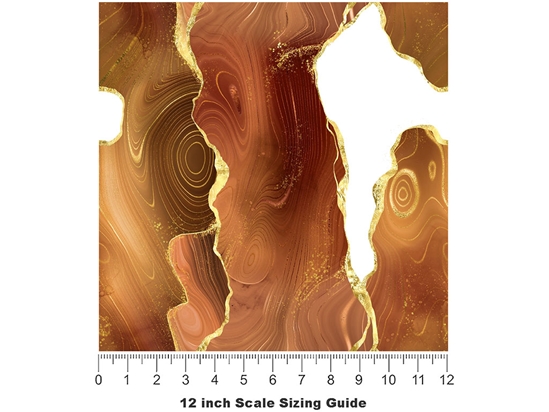 Tree Bark Gemstone Vinyl Film Pattern Size 12 inch Scale