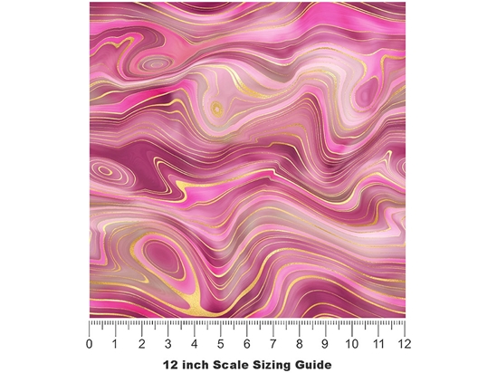 Blushing Cheeks Gemstone Vinyl Film Pattern Size 12 inch Scale