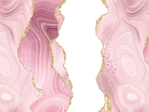 Rwraps™ Pink Agate Gemstone Print Vinyl Wrap Film - Sweet Charm