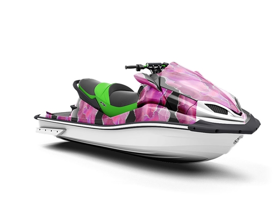 Magenta Madness Gemstone Jet Ski Vinyl Customized Wrap