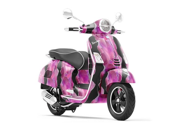 Magenta Madness Gemstone Vespa Scooter Wrap Film