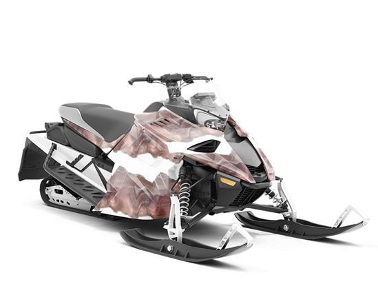 Mellow Mauve Gemstone Custom Wrapped Snowmobile