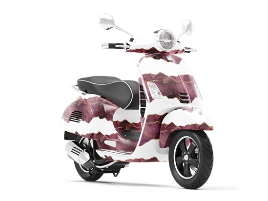 Burgundy Lip Gemstone Vespa Scooter Wrap Film