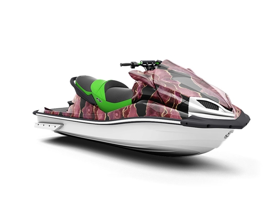 Red Planet Gemstone Jet Ski Vinyl Customized Wrap