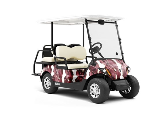 Sweet Merlot Gemstone Wrapped Golf Cart