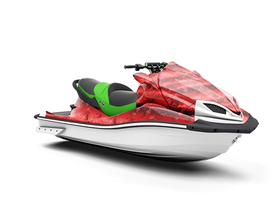 Pigeon Blood Gemstone Jet Ski Vinyl Customized Wrap