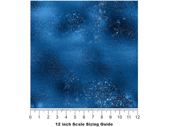 Blue Belle Gemstone Vinyl Film Pattern Size 12 inch Scale