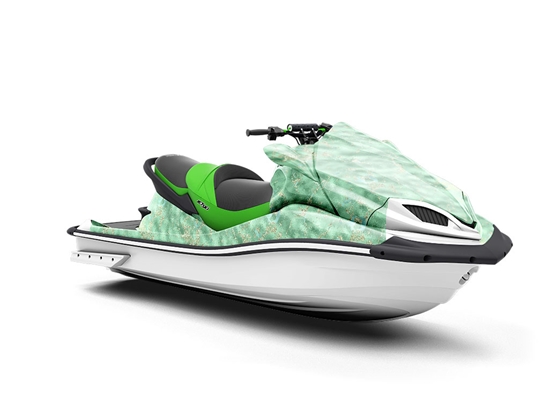 Sea Tiles Gemstone Jet Ski Vinyl Customized Wrap