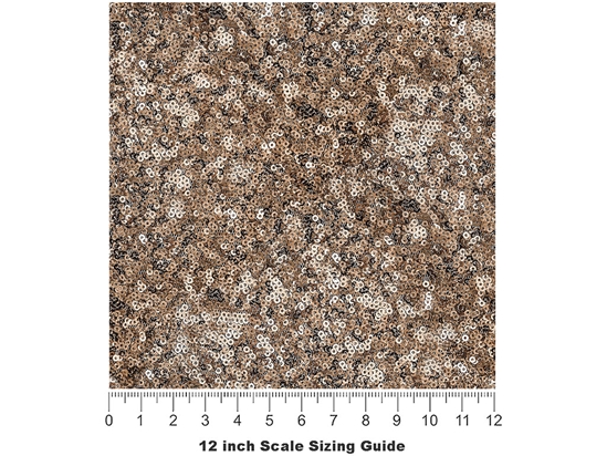 Copper Head Gemstone Vinyl Film Pattern Size 12 inch Scale