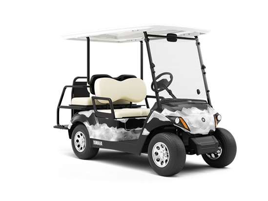 Floating Glacier Gemstone Wrapped Golf Cart