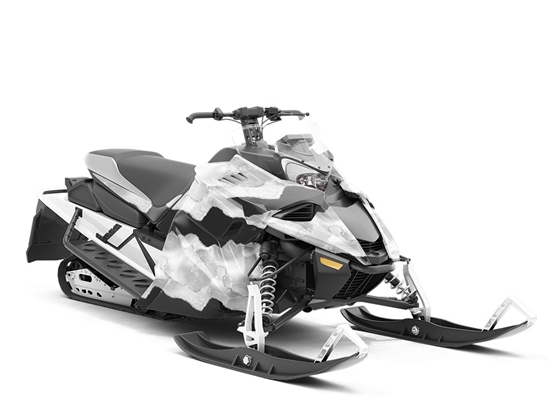 Floating Glacier Gemstone Custom Wrapped Snowmobile