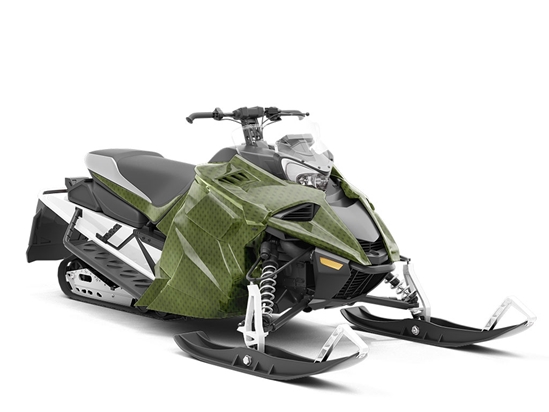 Emerald Diamonds Gothic Custom Wrapped Snowmobile