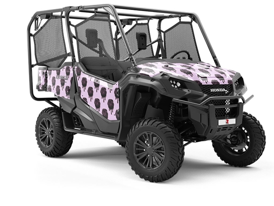 Liquid Rose Gothic Utility Vehicle Vinyl Wrap