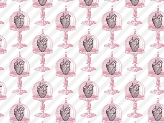 Preserved Hearts Gothic Vinyl Wrap Pattern