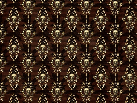 Skeleton Closet Gothic Vinyl Wrap Pattern