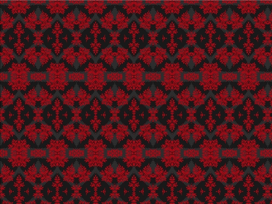 Twisted Garden Gothic Vinyl Wrap Pattern