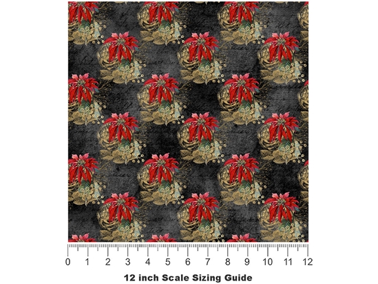 Wilting Romance Gothic Vinyl Film Pattern Size 12 inch Scale