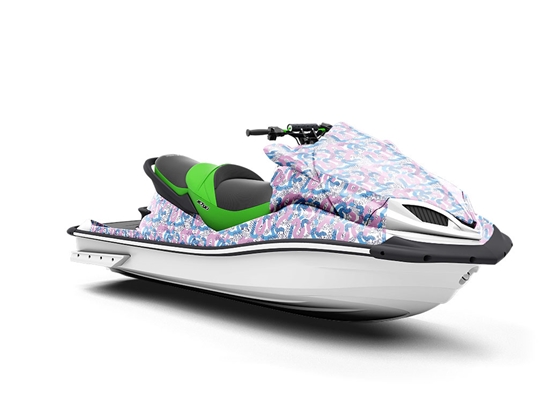 Evil Girl Graffiti Jet Ski Vinyl Customized Wrap