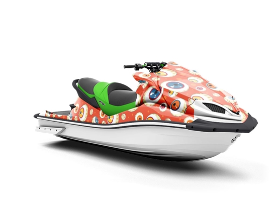 Eye Am Watching Halloween Jet Ski Vinyl Customized Wrap