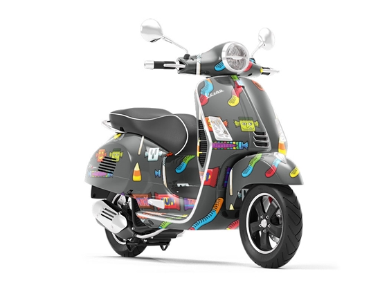 Trick Or Treat Halloween Vespa Scooter Wrap Film