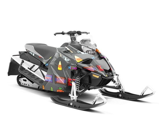 Trick Or Treat Halloween Custom Wrapped Snowmobile