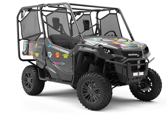 Trick Or Treat Halloween Utility Vehicle Vinyl Wrap