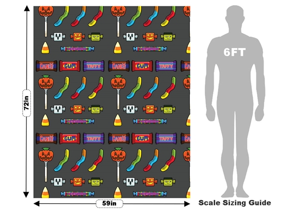 Trick Or Treat Halloween Vehicle Wrap Scale