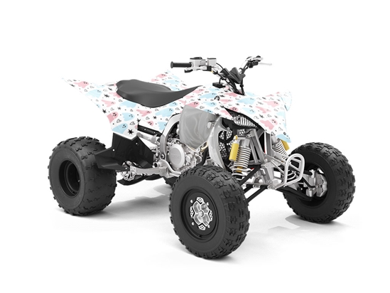 Girly Ghosties Halloween ATV Wrapping Vinyl