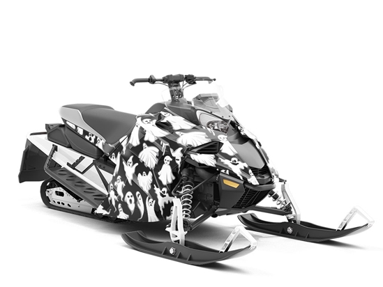 Haunted Parade Halloween Custom Wrapped Snowmobile