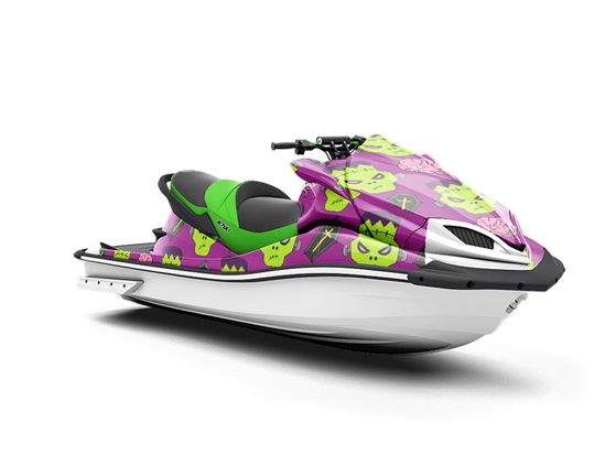 Frankenstein Revenge Halloween Jet Ski Vinyl Customized Wrap