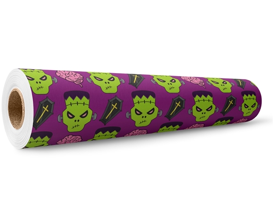 Frankenstein Revenge Halloween Wrap Film Wholesale Roll