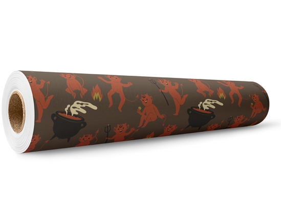 Little Devil Halloween Wrap Film Wholesale Roll