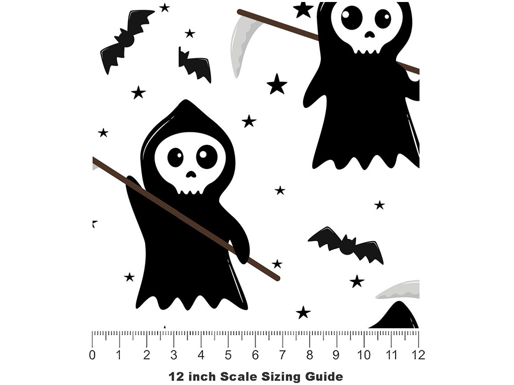 Ready Reapers Halloween Vinyl Film Pattern Size 12 inch Scale