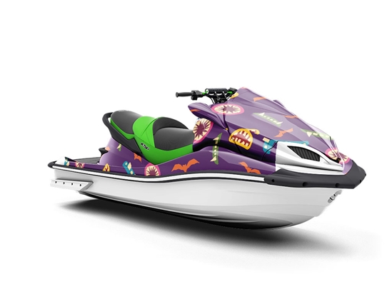 Terrible Teeth Halloween Jet Ski Vinyl Customized Wrap