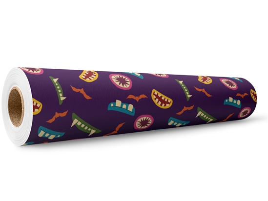 Terrible Teeth Halloween Wrap Film Wholesale Roll