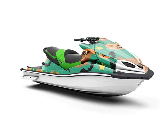 Wicked Werewolf Halloween Jet Ski Vinyl Customized Wrap