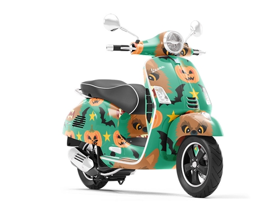 Wicked Werewolf Halloween Vespa Scooter Wrap Film