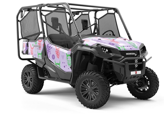 Yokai Masks Halloween Utility Vehicle Vinyl Wrap