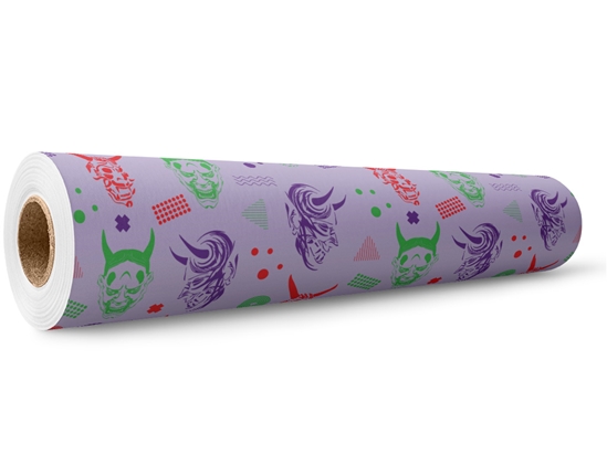 Yokai Masks Halloween Wrap Film Wholesale Roll