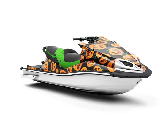 Wicked Smiles Halloween Jet Ski Vinyl Customized Wrap